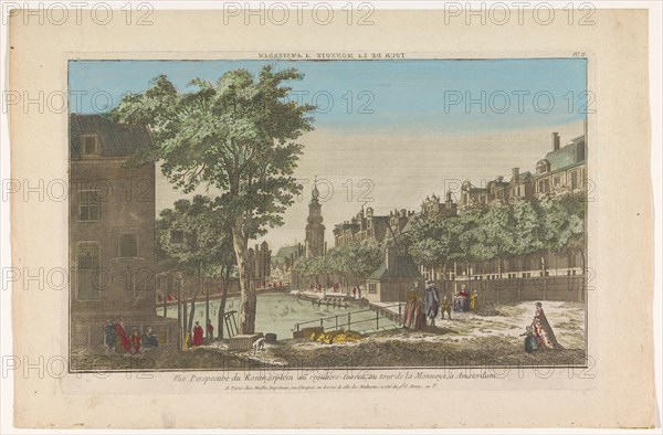 View of the Koningsplein and the Munttoren in Amsterdam, before 1744-after 1760. Creator: Anon.