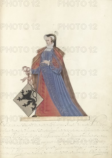 Jutta van der Leck, Lady of Culemborg, c.1600-c.1625. Creator: Nicolaes de Kemp.