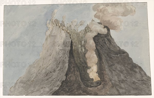 Inside of volcano Etna, 1778. Creator: Willem Carel Dierkens.