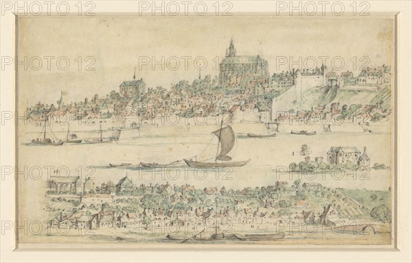 City on the Loire, 1600-1650. Creator: Anon.