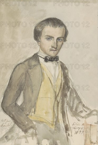 Portrait of Helion de Lucay, 1855. Creator: Chantal de Lucay.