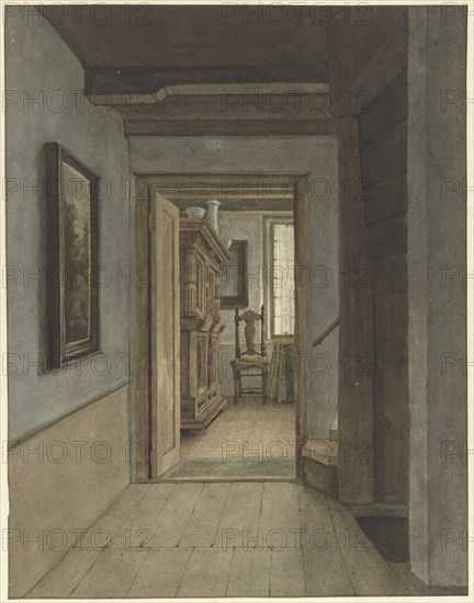 Indoors, 1786-1850. Creator: Gerrit Lamberts.