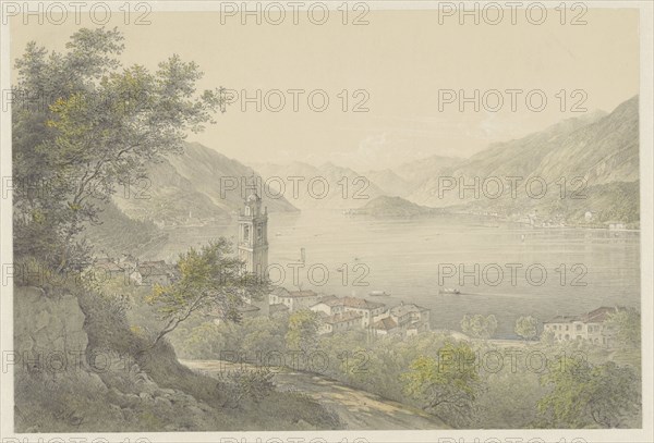 Bellagio on Lake Como, 1824-1888. Creator: Karoly Lajos Libay.