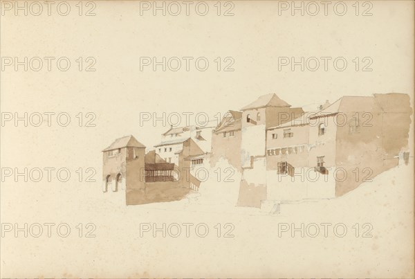 Row of houses, 1820-1896. Creator: Kasparus Karsen.