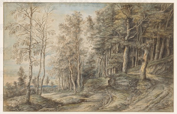 Forest landscape, 1605-1673. Creator: Lucas van Uden.