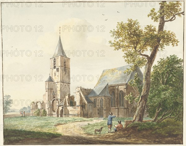 Warmond Church, 1786-1839. Creator: Pieter Gerardus van Os.