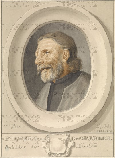 Portrait of Pieter Fransz de Greber, 1736. Creator: Tako Hajo Jelgersma.