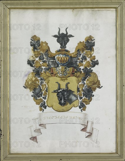 The coat of arms of Jacob Feitama II (1698-1774), 1725-1774. Creator: Anon.
