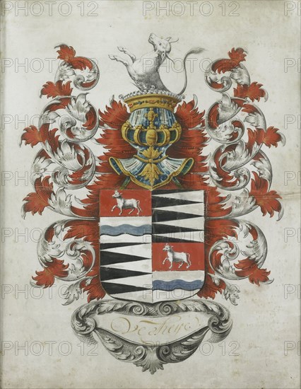 Verheye coat of arms, 1750-1799. Creator: Anon.