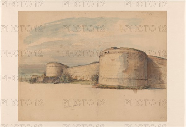 Haet ende Nijd and De Vijf Koppen (The Five Heads) roundels on the Zwanengracht in..., 1825-1899. Creator: Alexander Schaepkens.