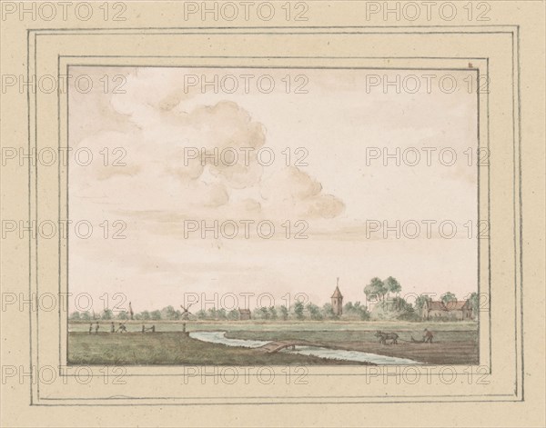 View of Noordwelle in Zeeland, in or after 1754-c. 1800. Creator: Anon.