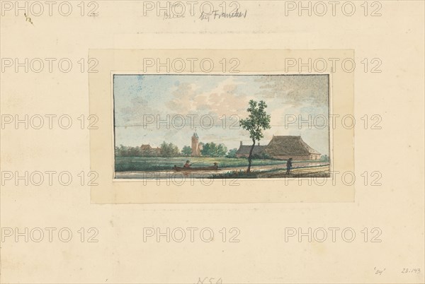 View of Boer, at Franeker, 1700-1800. Creator: Anon.