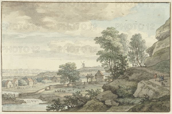 View in the vicinity of Bentheim, 1743. Creator: Isaac de Moucheron.