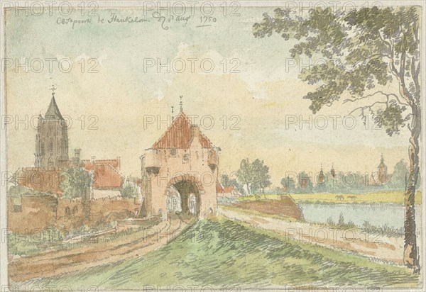 The Oostpoort in Heukelom, 1750. Creator: J. Molijn.