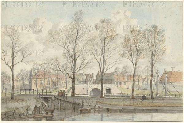 De Heerenpoort in Leiden (?), 1734-1781. Creator: Jan Ekels the Elder.
