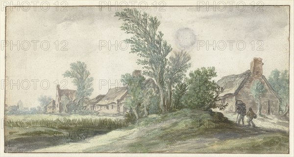 View of a village, c. 1627. Creator: Jan van Goyen.
