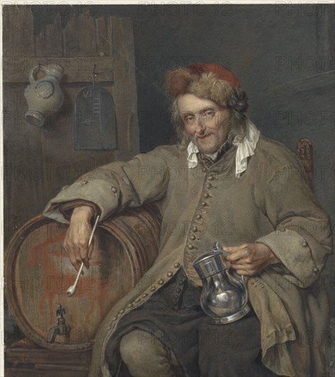 The old drinker, 1829-1898. Creator: Jan Hendrik Neuman.