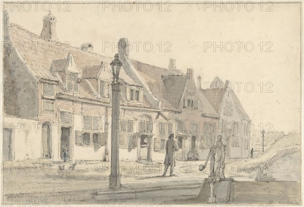 At the Koepoort in Delft, 1819. Creator: Johannes Jelgerhuis.