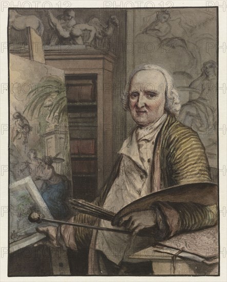 Self -portrait of Jurriaan Andriessen, 1799. Creator: Juriaan Andriessen.