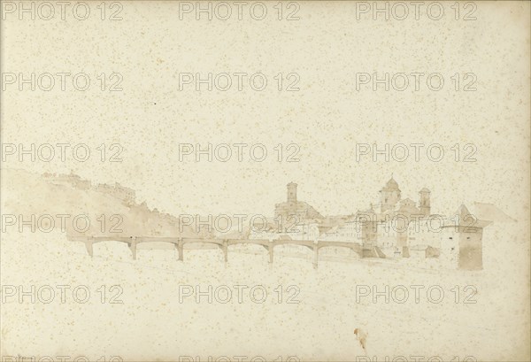 View of Passau on the Danube, 1820-1896. Creator: Kasparus Karsen.