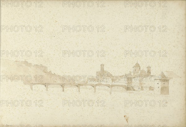 View of Passau on the Danube, 1820-1896. Creator: Kasparus Karsen.