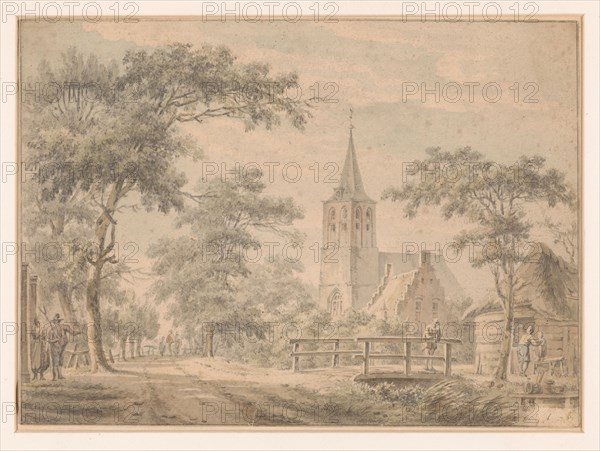 View of Nederlangbroek, 1787. Creator: Unknown.