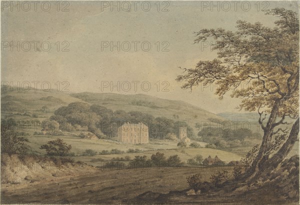 Gatcombe House on the Isle of Wight, 1827-1837. Creator: Anthony Vandyke Copley Fielding.