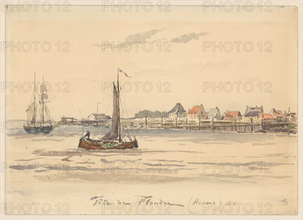 View of Antwerp, 1870. Creator: Carel Nicolaas Storm.
