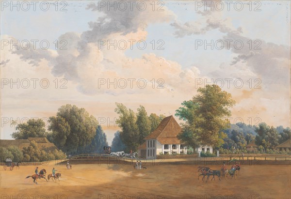 View at Rijswijk Batavia, 1838-1898. Creator: Charles William Meredith van de Velde.