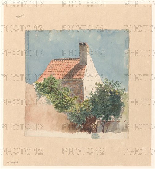 Study of a brick house, c.1779-c.1858. Creator: Hendrik van der Burgh.