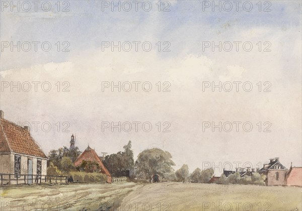 View of Schiermonnikoog, 1875. Creators: Baronne de Rebecque, Jan Daniel Cornelis Carel Willem.