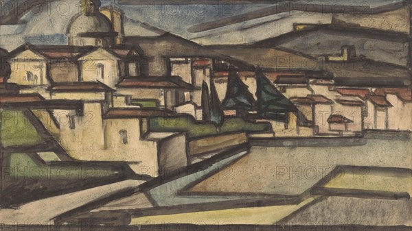 View of an Italian city, 1920-1945. Creator: Reijer Stolk.