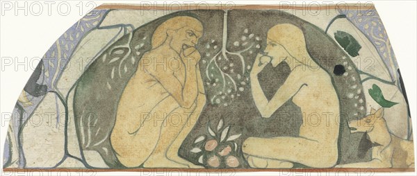Adam and Eve, 1878-1938. Creator: Richard Roland Holst.