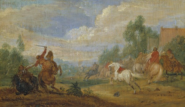 Cavalry Skirmish, 17th century. Creator: Adam Frans van der Meulen.