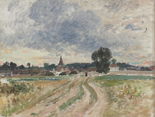 A Country Church. Study, mid-late 19th century. Creator: Alfred Wahlberg.
