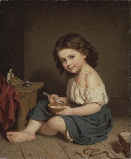 Breakfast, 1866. Creator: Amalia Lindegren.