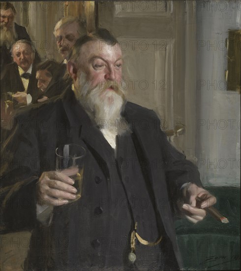 A Toast in the Idun Society, 1892. Creator: Anders Leonard Zorn.