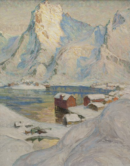 An Arctic Spring Day. Study from North Norway, c1900s. Creator: Anna Katarina Boberg.