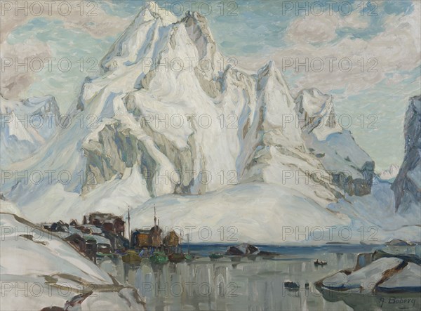 After the Massacre. Study from North Norway, c1900s. Creator: Anna Katarina Boberg.