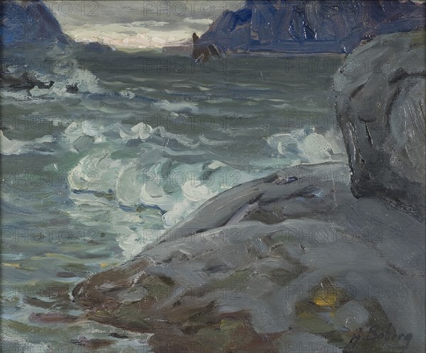 Beach. Study from North Norway, c1900s. Creator: Anna Katarina Boberg.