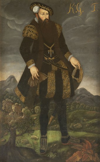 Gustav I, 1497-1560, King of Sweden, c16th century. Creator: Anon.