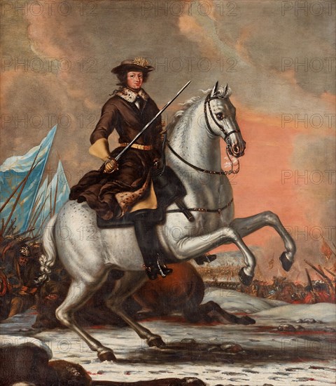 Karl XI, 1655-1697, King of Sweden, 1676. Creator: David Klocker Ehrenstrahl.