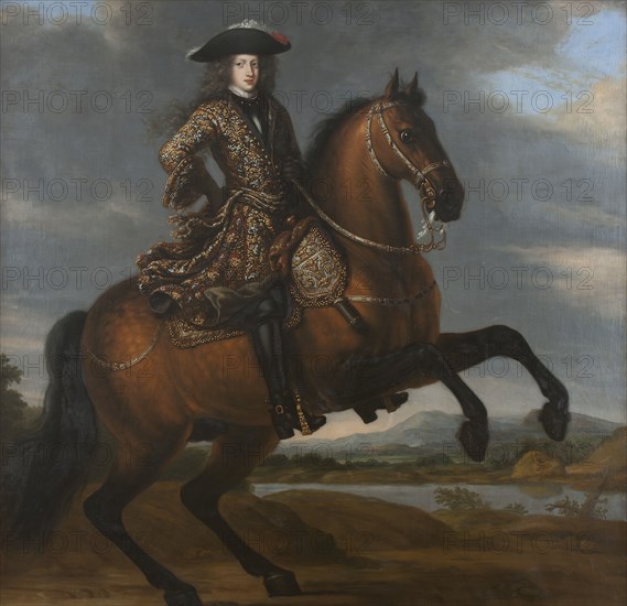 Fredrik IV, 1671-1702, Duke of Holstein-Gottorp, married to Hedvig Sofia, Princess of Sweden, 1690. Creator: David Klocker Ehrenstrahl.