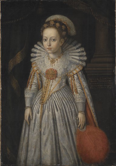 Elisabet Amalia (1621-1628), Princess of Pfalz-Zweibrücken, daughter of Johan Kasimir..., 1628. Creator: Jacob Heinrich Elbfas.