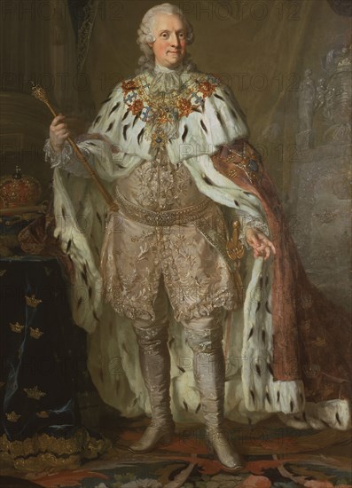 Adolf Fredrik, 1710-1771, King of Sweden, Duke of Holstein-Gottorp, late 18th-early 19th century. Creator: Lorens Pasch the Younger.