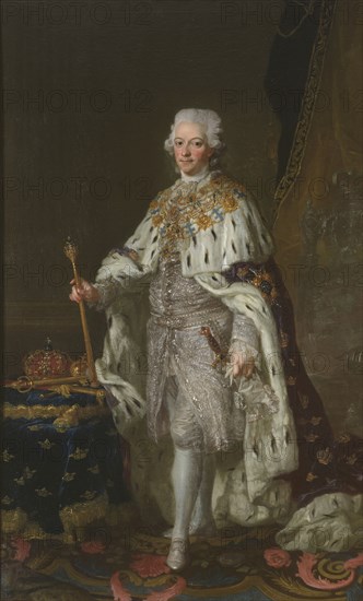 Gustav III, 1746-1792, King of Sweden, late 18th-early 19th century. Creator: Lorens Pasch the Younger.