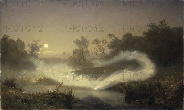 Dancing Fairies, 1866. Creator: Johan August Malmström.