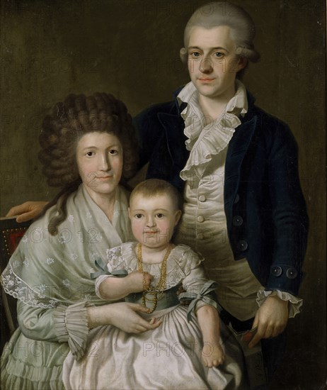 Consul F.L. Giers and his Family, 1790. Creator: Benjamin Patersson.