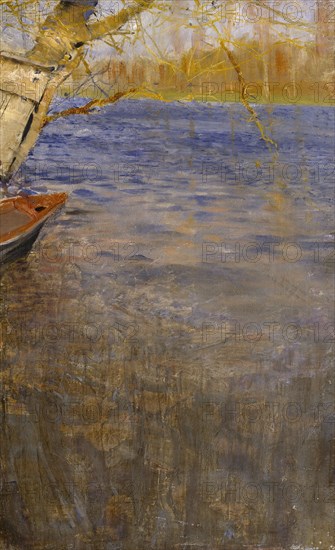 By the Sea. A Spring Day, c1900s. Creator: Bruno Liljefors.