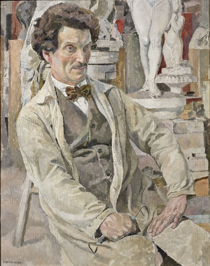 Carl Eldh, 1873-1954, artist, 1924. Creator: Carl Wilhelmson.